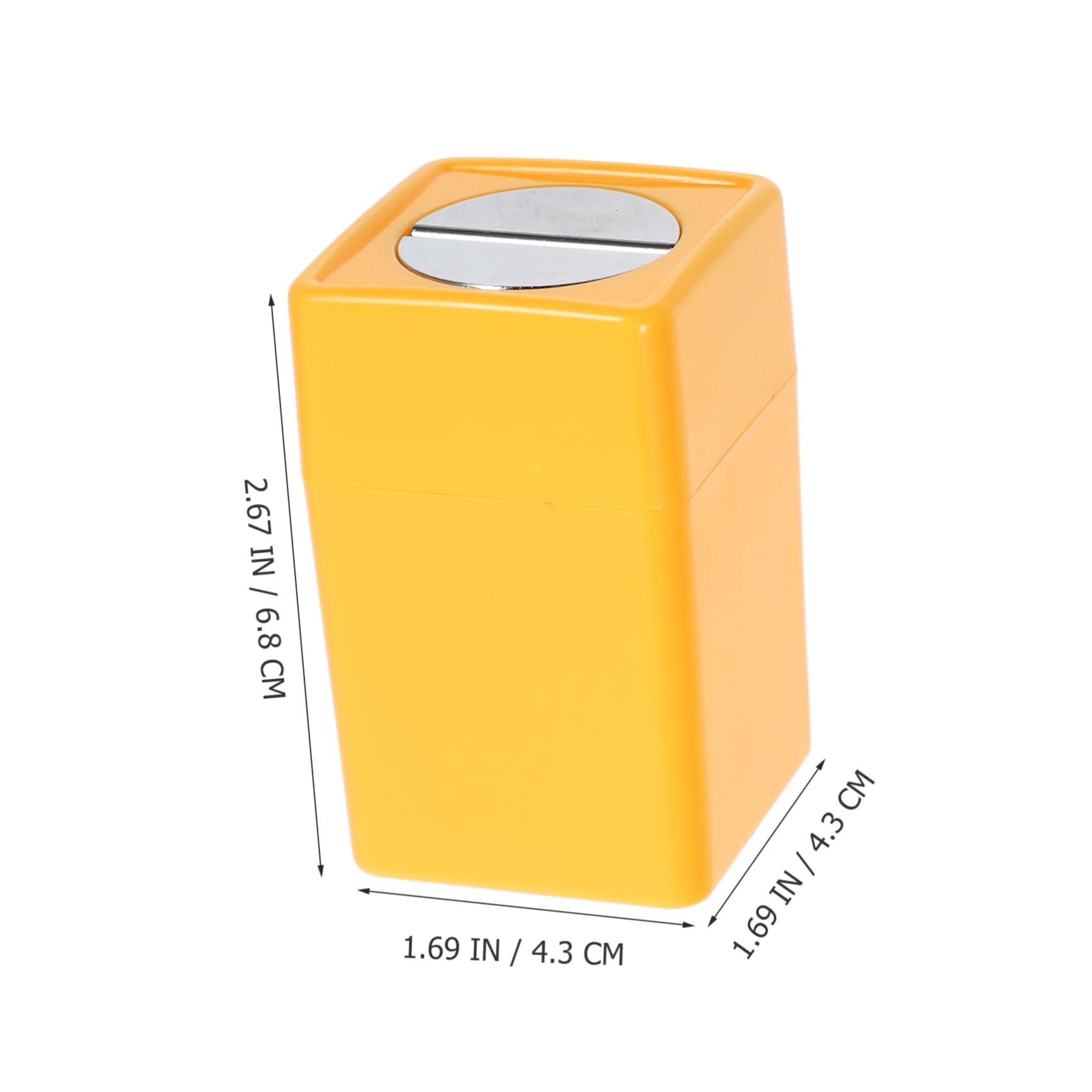 FOMIYES Razor Blade Disposal Case - Safe Sharps Container for Used Razor Blades, Needles & Broken Cutters | Secure Storage Bank for Home, Salon & Medical Use