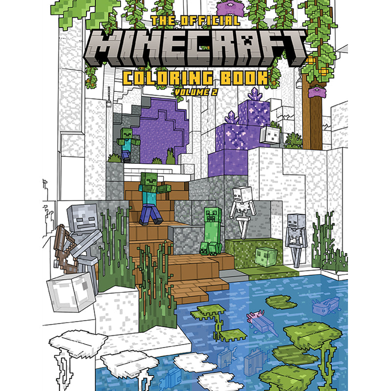 Official Minecraft Coloring Book Volume 2 - Creative Fun for Kids & Adults - Perfect for Birthday Gifts, Party Favors & Relaxation Activities