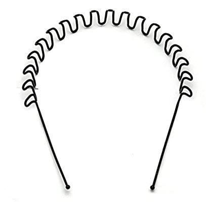 Oyshome Unisex Zig Zag Hair Band - Stretchy & Comfortable Headband for Men & Women - Perfect for Workouts, Yoga, and Everyday Styling