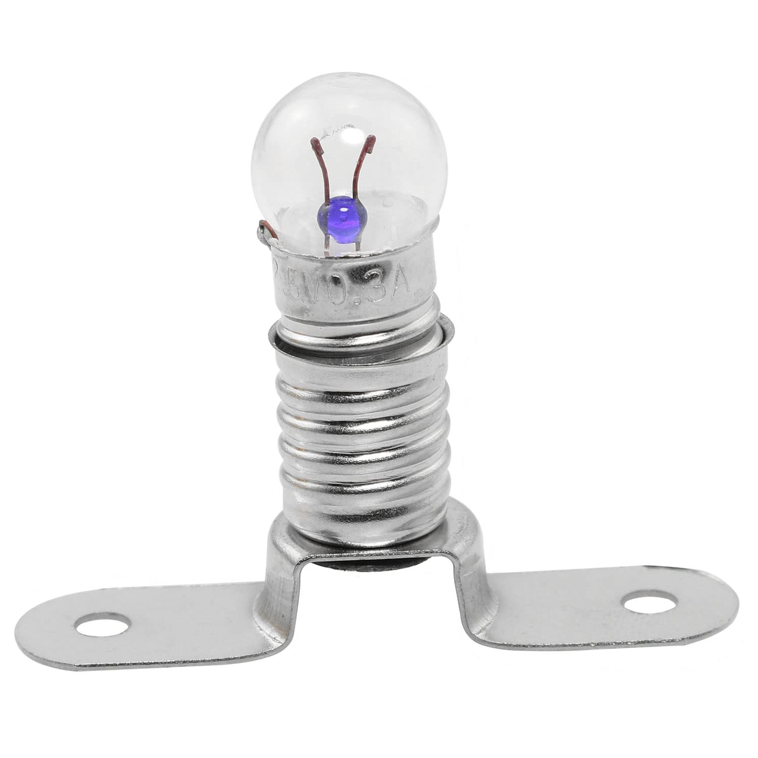 10 Pairs E10 LED Bulbs with Socket Base - 3.8V 0.3A Small Light Bulb Holders for Home Electrical Experiments, Circuit Testing & DIY Projects - Perfect for Science Kits, Model Trains & Holiday Decorations