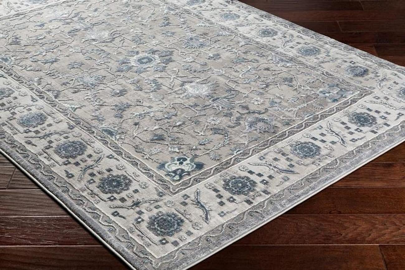 Mark&Day Traditional Navy Area Rug 2x3 - Non-Slip Blue and White Carpet for Living Room, Bedroom, Kitchen - Soft Indoor Floor Mat (2' x 2'11