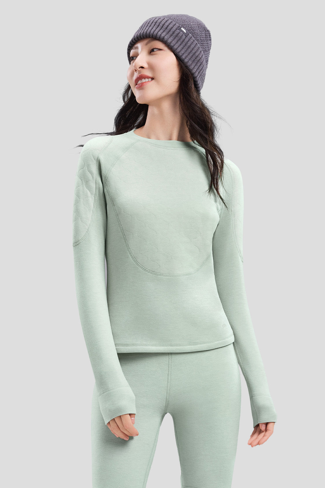 HeatNest Women's Ultra Warm Down Base Layer Set - Thermal Underwear for Extreme Cold Weather - Perfect for Skiing, Hiking & Winter Outdoor Activities