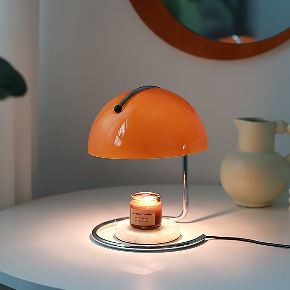 Pierre Table Lamp - Modern LED Nightstand Lamp with USB Port, Adjustable Brightness for Bedroom, Living Room, and Office (White) | Perfect for Reading, Working, and Creating Cozy Ambiance