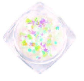 COLORFUL NAIL FLAKIES DT01 - Glitter Nail Art Decorations for DIY Manicures & Nail Designs - Perfect for Parties, Salons, and Special Occasions
