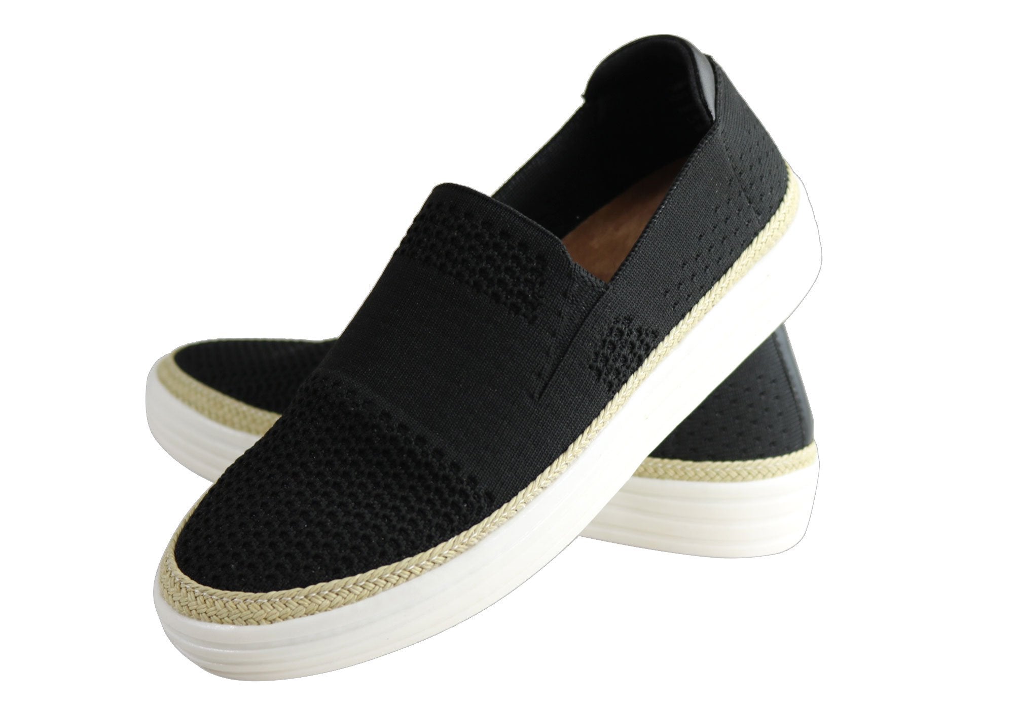 CC Resorts Opera Women's Comfortable Slip-On Casual Shoes - Lightweight Walking Shoes for Travel, Work & Everyday Wear