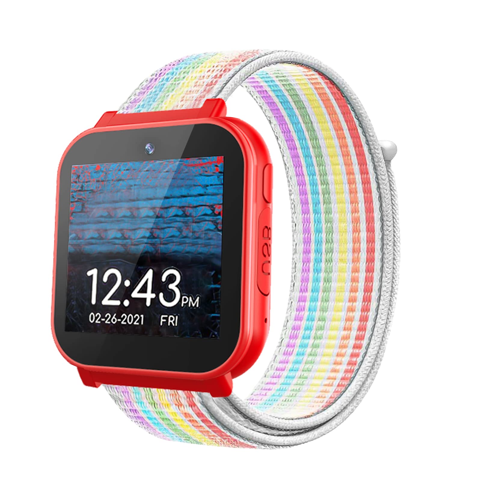 Durable Nylon Watch Bands Compatible with Minecraft, Accutime, Pokemon, JoJo Siwa, Sonic & Disney Frozen Kids Smartwatches - Adjustable Hook & Loop Strap for Boys & Girls (Watch Not Included) - Perfect for School, Play & Everyday Wear