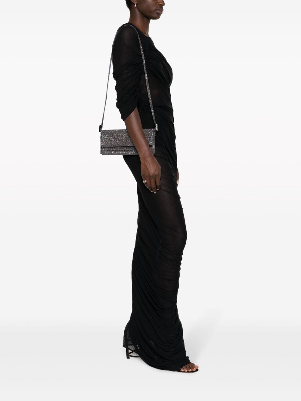 Benedetta Bruzziches Designer Handbags for Women - Elegant Grey Leather Tote & Shoulder Bag - Perfect for Work, Travel & Everyday Use