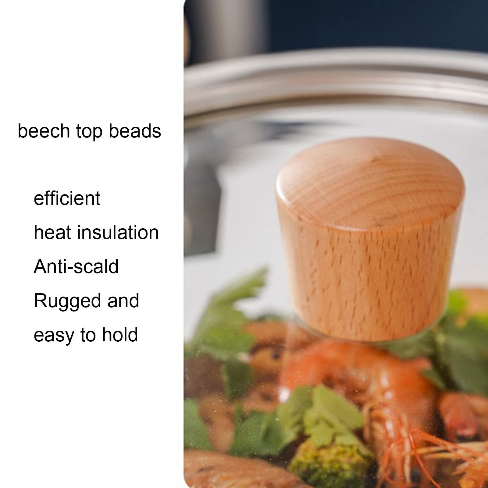 **Heat Resistant Clear Glass Pot with Lid & Handle - 2.5L Milk Pan, Saucepan for Cooking Baby Food, Noodles, Soup & More - Steam Hole Design for Safe Braising & Steaming**