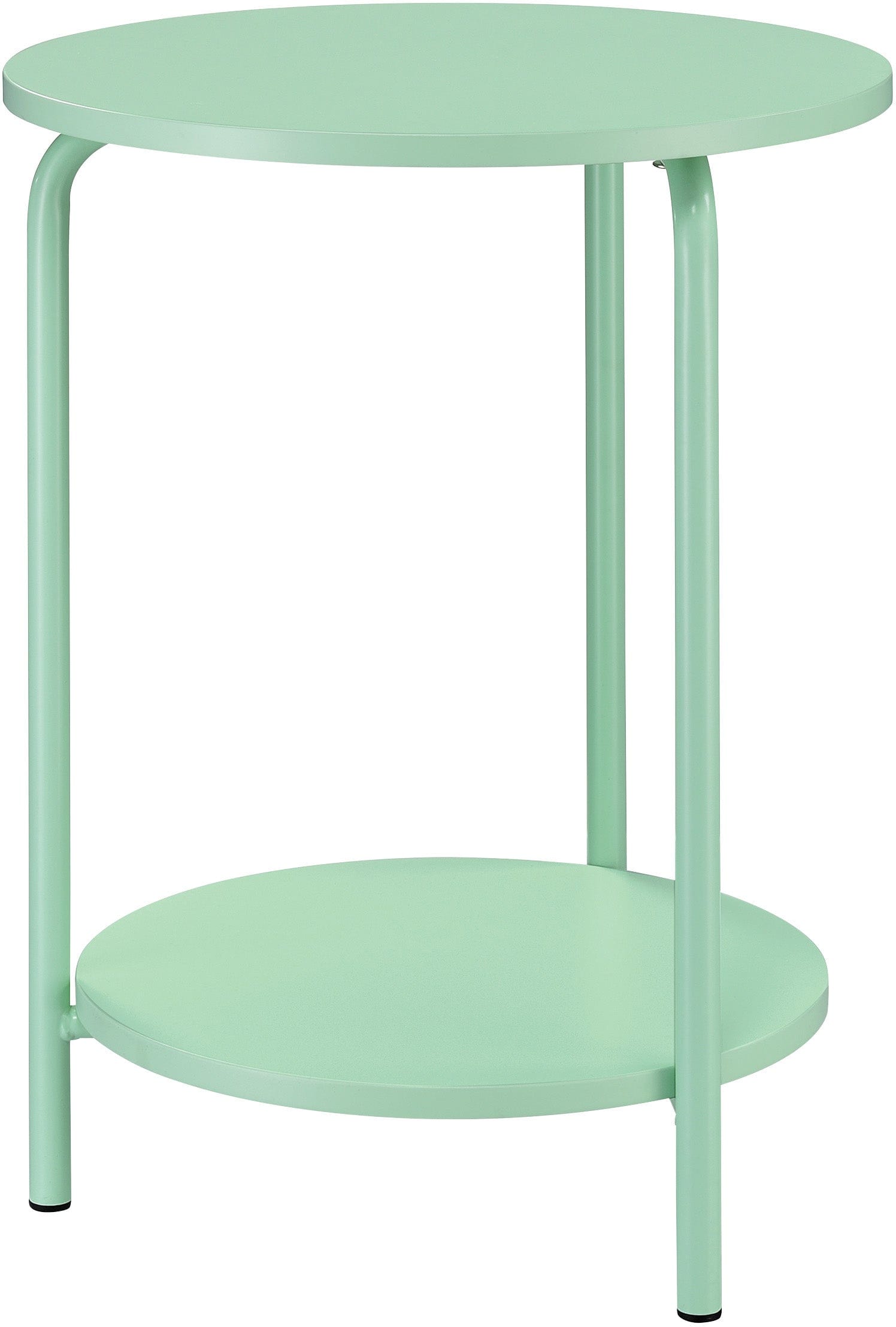 Office Star Elgin Accent Table - Modern Side Table for Living Room, Bedroom & Office - Small End Table with Sturdy Metal Base - Perfect for Coffee, Books & Decor (ELG)