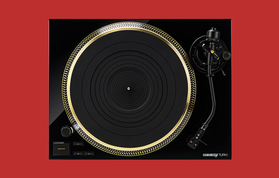 Reloop Turn 5 Direct Drive Professional DJ Turntable with HiFi Sound System - Perfect for Home DJing, Music Production & Vinyl Record Playback