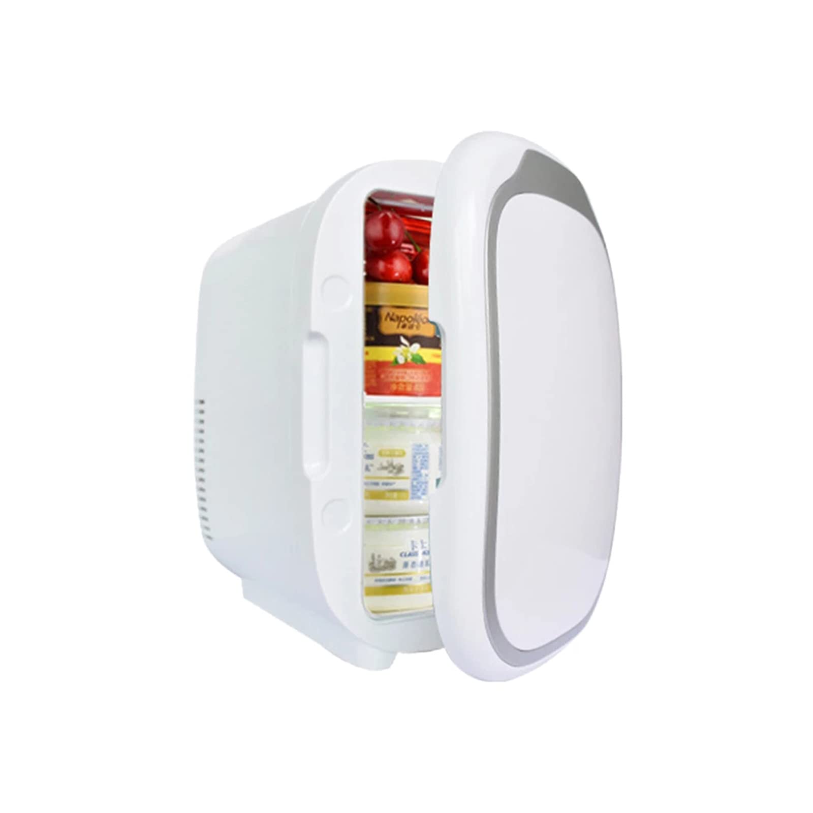 Portable 6L Mini Fridge Cooler & Warmer - AC/DC Power Compact Refrigerator for Skincare, Food, Medications & Breast Milk - Perfect for Home, Office, Travel & Camping Use