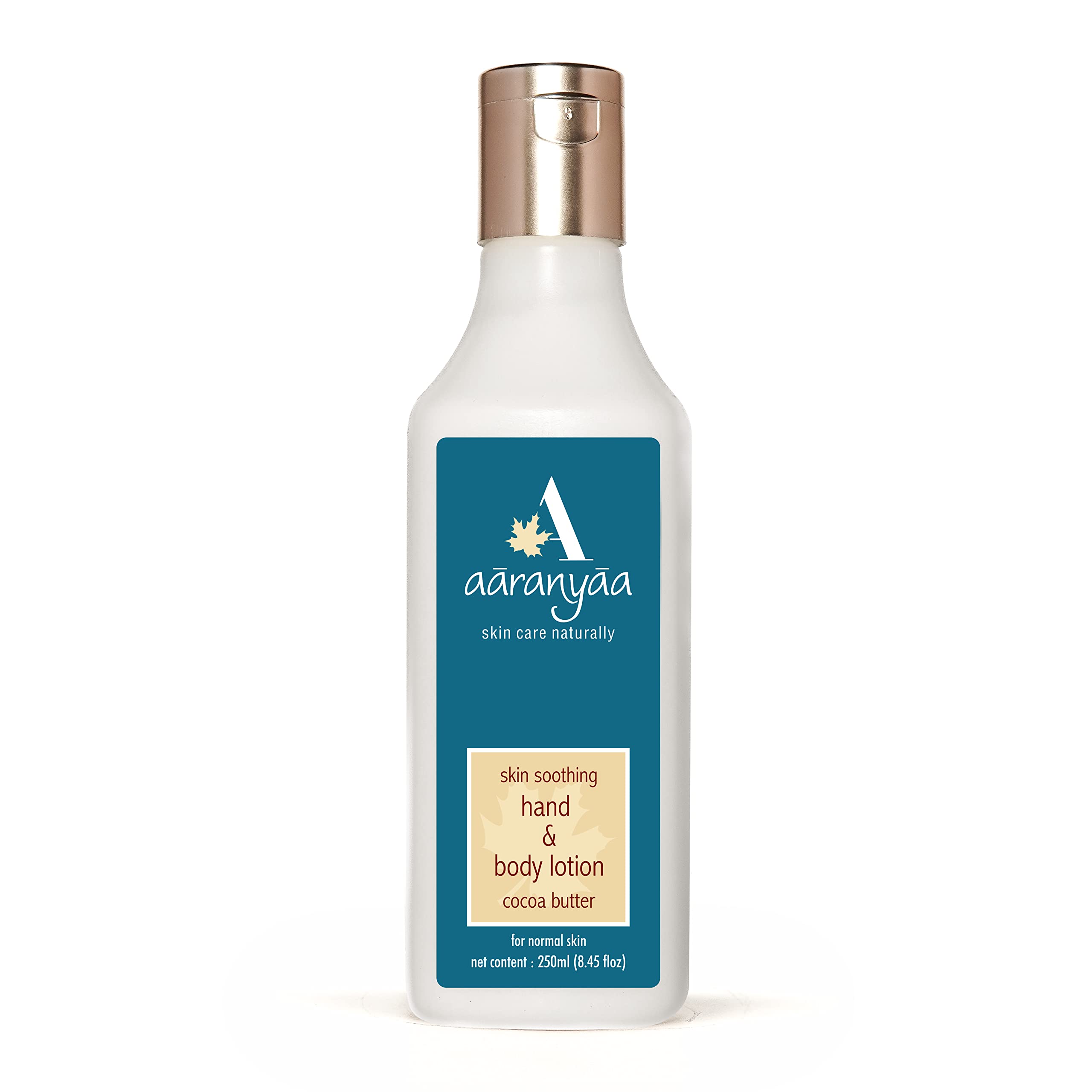 Aaranyaa Cocoa Butter & Coconut Oil Hand & Body Lotion - 250ml - Deep Moisturizing for Dry Skin - Paraben Free - Nourishes & Softens Skin - Perfect for Daily Hydration & After-Shower Care