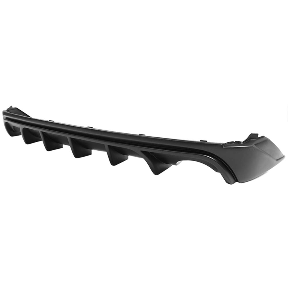 FREEMOTOR802 Rear Bumper Diffuser for 2014-2016 Lexus IS250 IS350 IS200T - Unpainted Black PP Spoiler | Car Body Styling & Performance Upgrade for Sporty Look