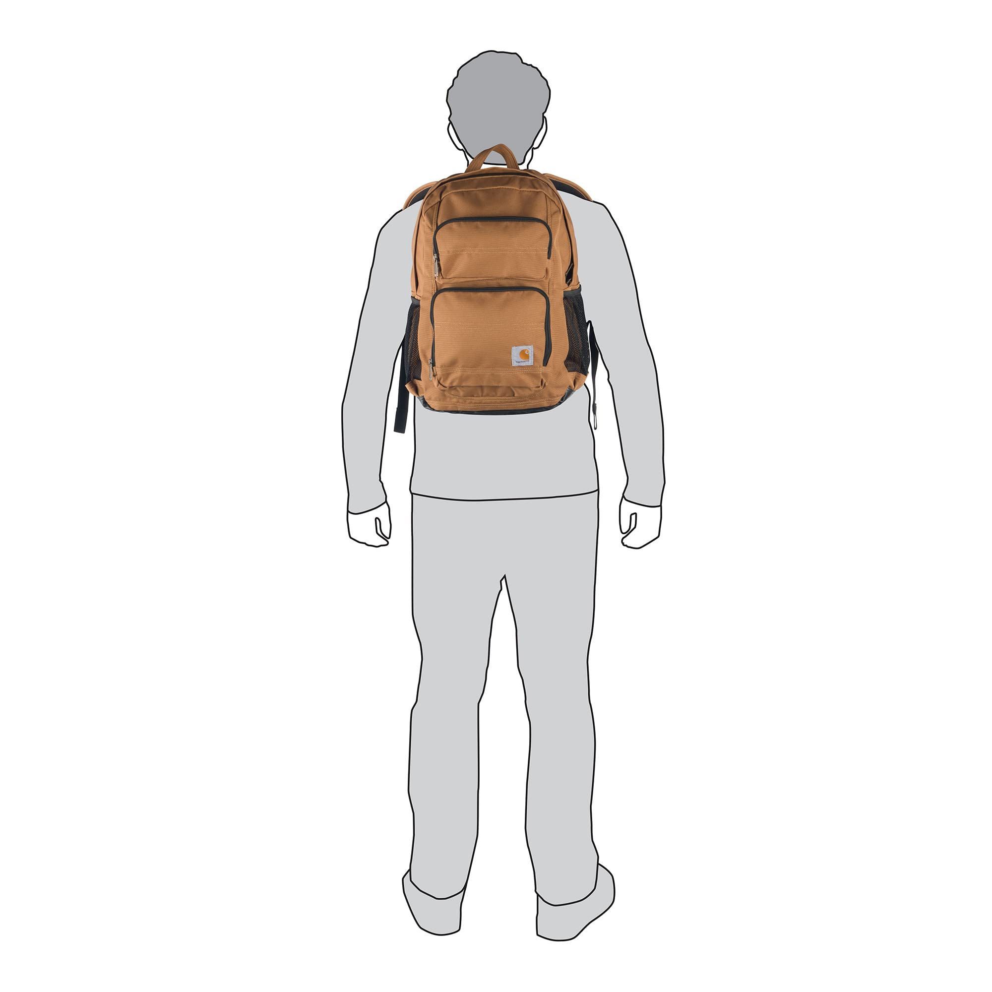 Carhartt Legacy Standard Work Backpack - Durable Laptop Backpack with Padded 15