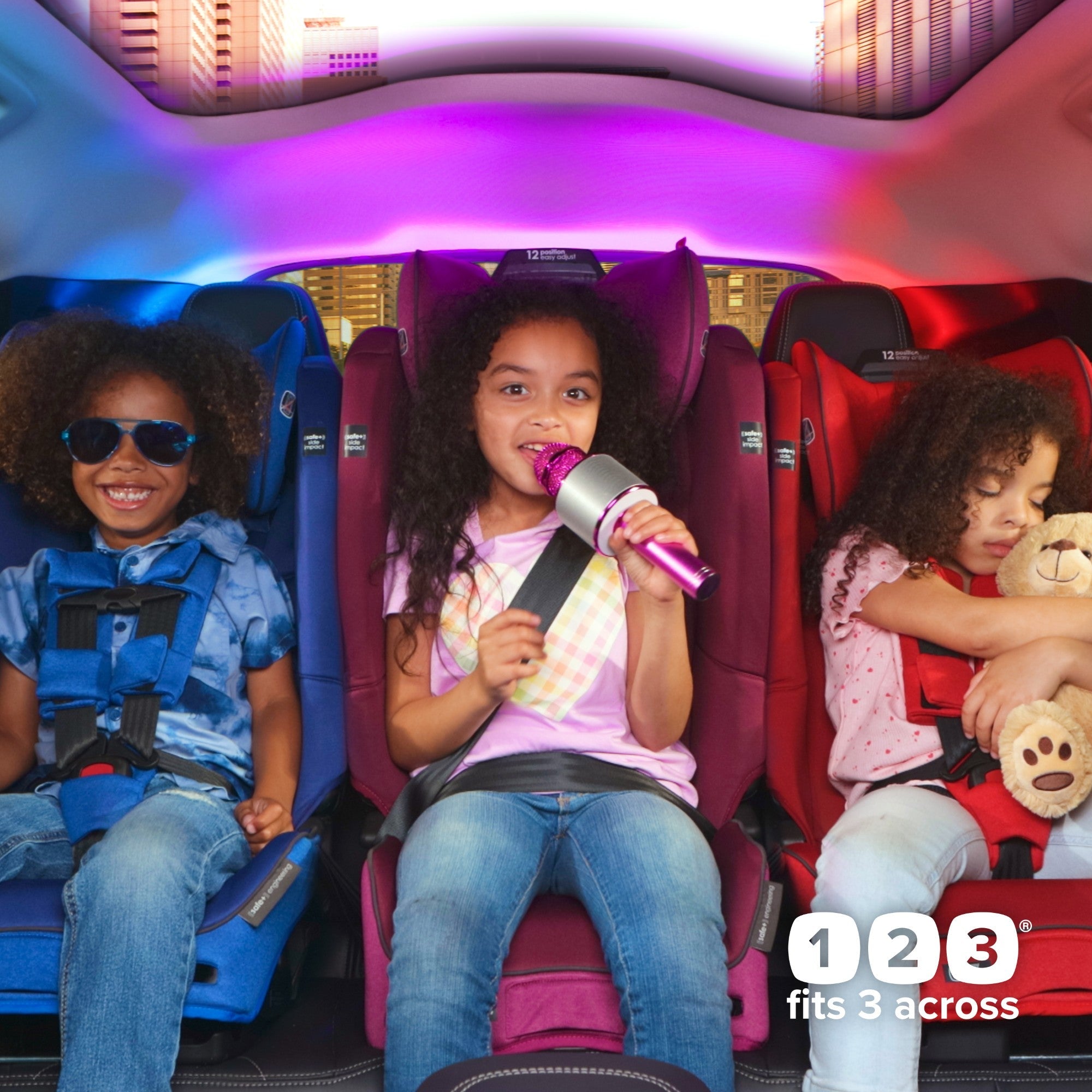 Diono Radian 3R SafePlus Convertible Booster Car Seat for Kids - 3-in-1 Design for Rear-Facing, Forward-Facing & Belt-Positioning - Perfect for Travel, School & Family Road Trips