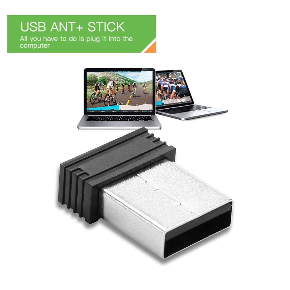 ANT+ USB Transmitter & Receiver Dongle - Wireless Bicycle Computer Adapter for Garmin, Wahoo, and Cycling Computers - Perfect for Indoor Training, Zwift, and Cycling Data Tracking
