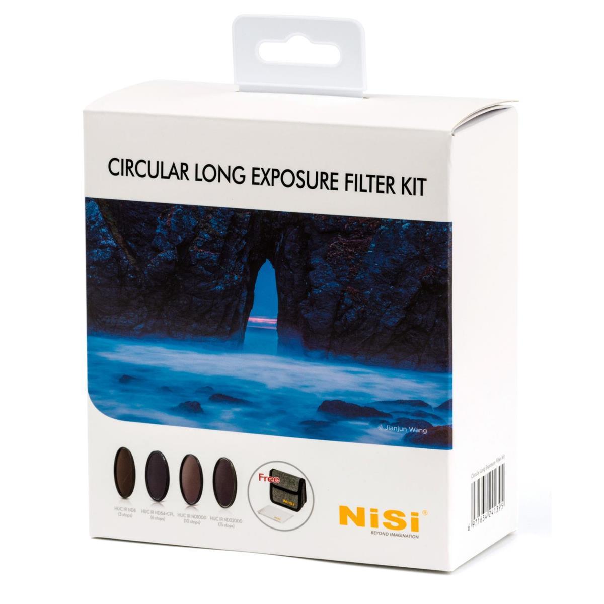 NiSi 77mm Circular Long Exposure Filter Kit for DSLR & Mirrorless Cameras - Enhance Landscape & Night Photography with ND Filters