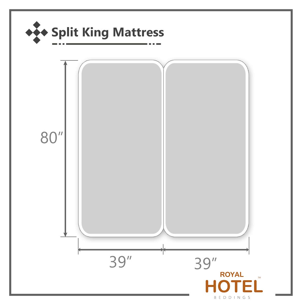 Bamboo Viscose Sheets Set - 100% Natural, Silky Soft & Cooling Woven Fabric for Split-King Bed - 5PC White Bedding for Hot Sleepers & Summer Nights