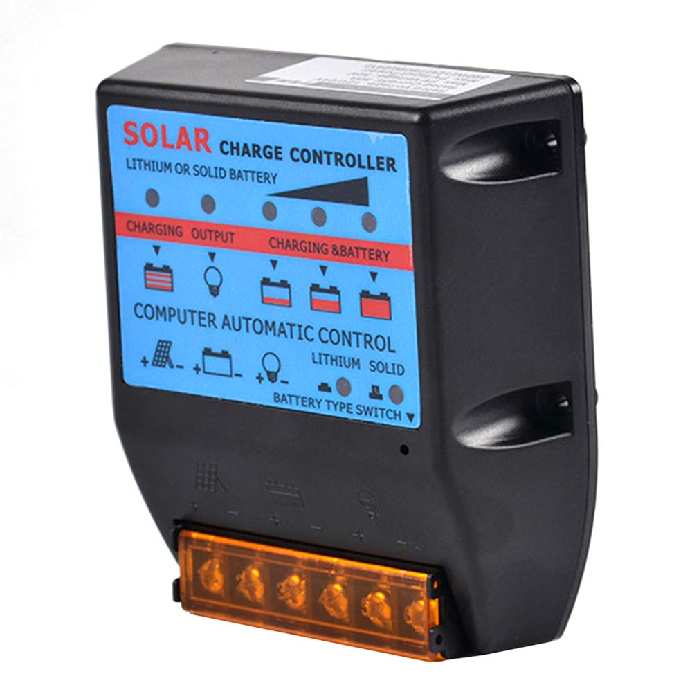 Tickas Smart Solar Charge Controller for Street Lamps - Durable Plug & Play Photovoltaic Panel Controller with Intelligent Energy Management | Perfect for Outdoor Solar Lighting, Garden Pathways & Off-Grid Power Systems