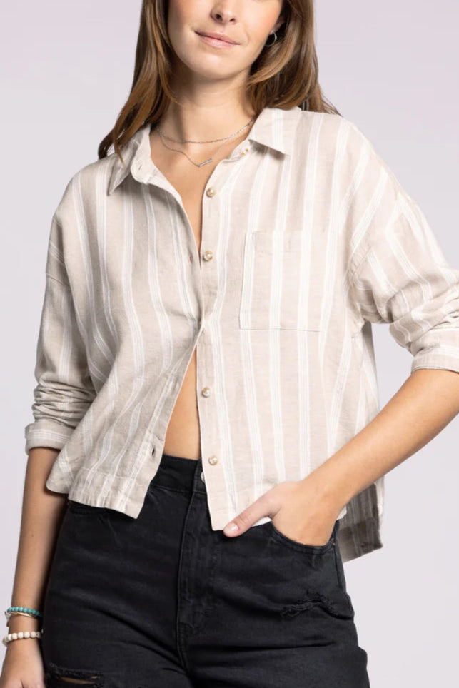 The Madelyn Shirt - Women's Stylish Casual Button Down Blouse for Work & Everyday Wear | Perfect for Office, Date Night & Weekend Outfits