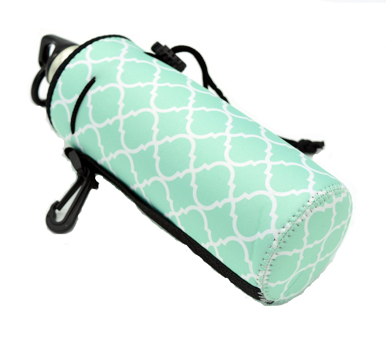 Neoprene Water Bottle Sleeve - Insulated Drawstring Cooler Bag for Hot & Cold Drinks, Perfect for Gym, Hiking, and Outdoor Adventures