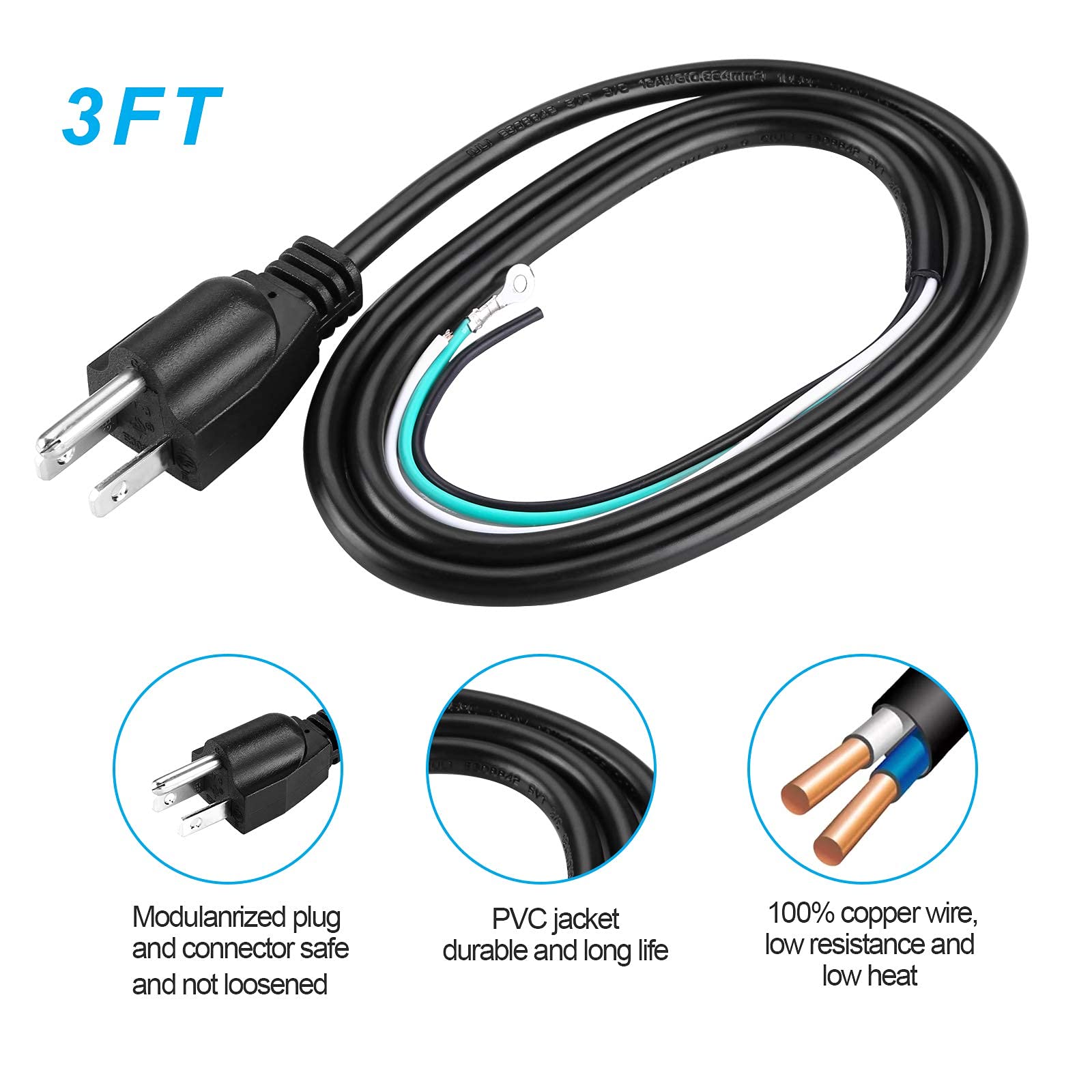 HK Garbage Disposal Air Switch Kit with Power Cord - 2.5