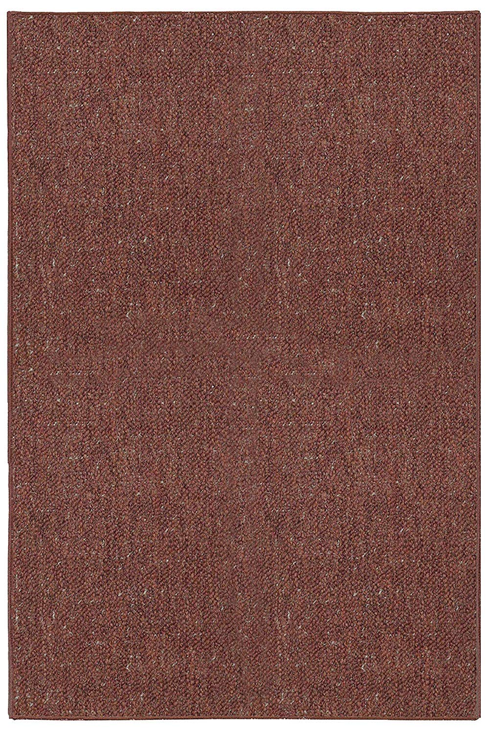 Ambiant Galaxy Way Pet Friendly Indoor Outdoor Area Rug 5' x 8' - Non-Slip, Stain Resistant Rust Color Rug for Living Room, Bedroom, Patio & Deck