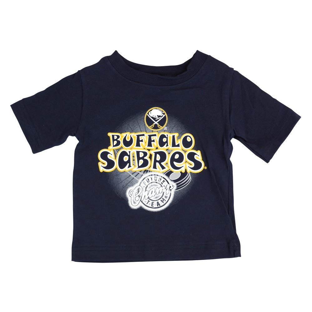 Buffalo Sabres NHL Toddler T-Shirt - Navy Blue Bubble Letters for Game Day