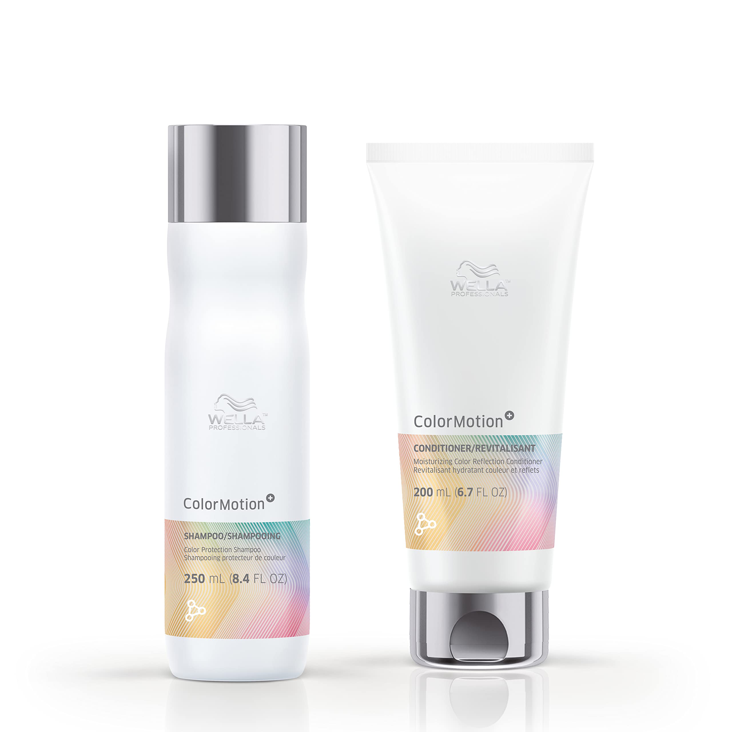 Wella Professionals ColorMotion+ Color Protection Shampoo & Conditioner Set for Colored Hair - Preserves Smoothness & Shine, Strengthens & Moisturizes | Perfect for Daily Hair Care & Salon-Quality Color Maintenance at Home