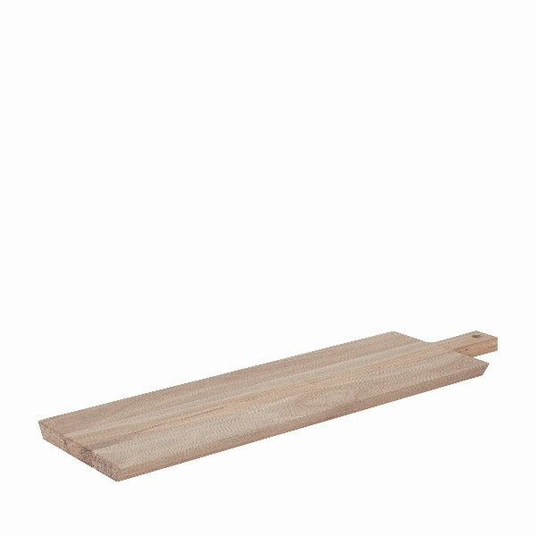 Premium Oak Wood Cutting Board 7x25 Inches - Large Durable Chopping Block for Meat, Vegetables & Bread - Perfect for Kitchen, BBQ & Serving Platter
