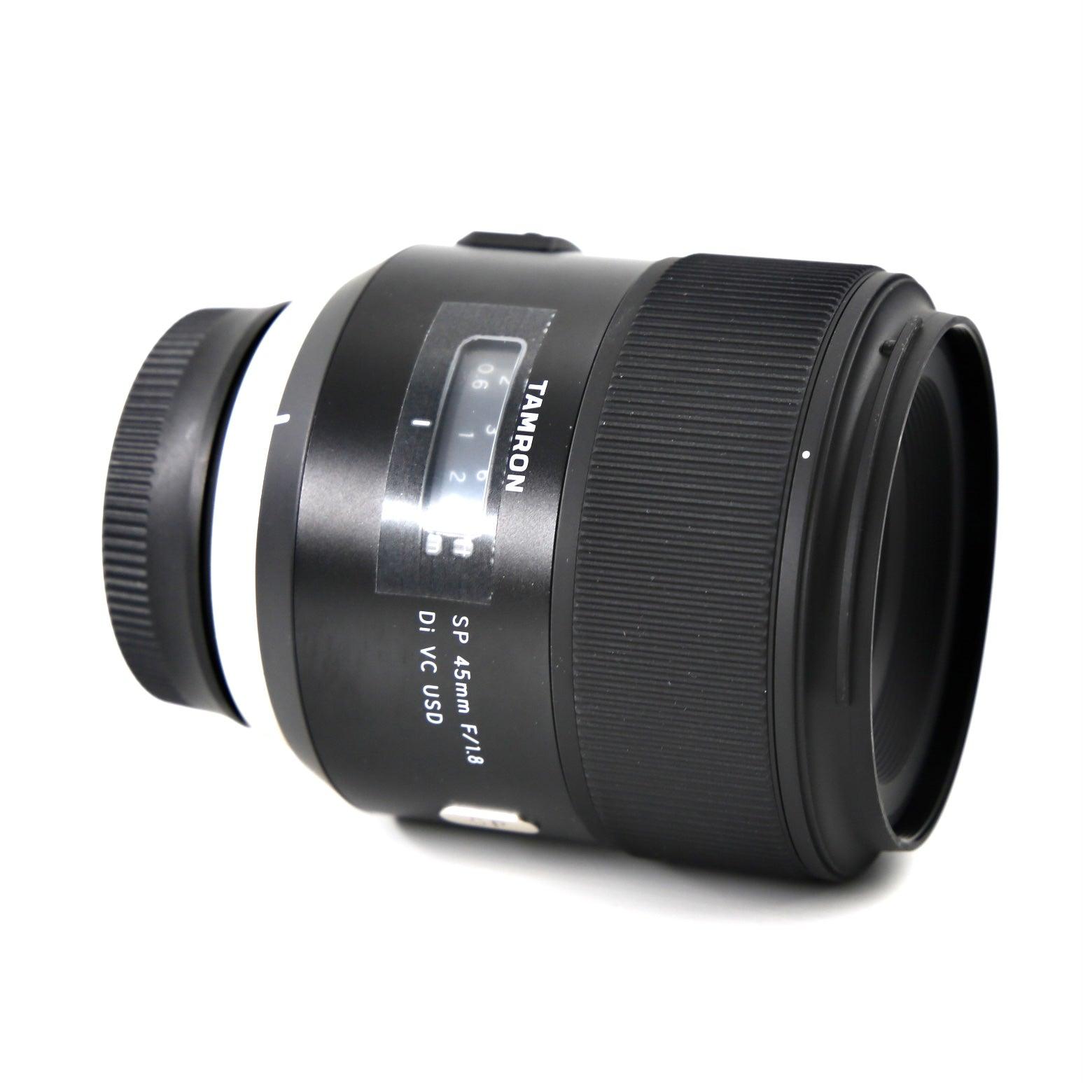 Refurbished Tamron SP 45mm f/1.8 Di VC USD Lens for Nikon F Mount - Like New Condition - Perfect for Portrait & Low Light Photography