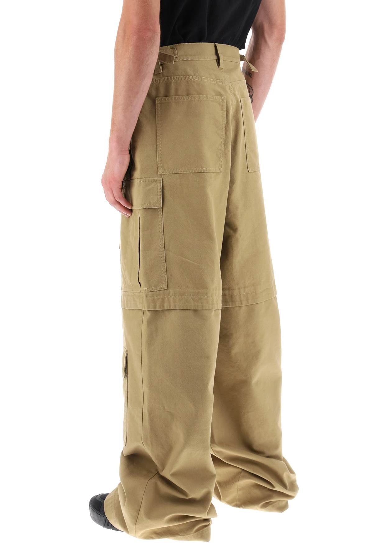 Ambush Oversized Cargo Pants for Men - Streetwear Fashion Tactical Joggers with Multiple Pockets | Perfect for Urban Style, Hip Hop Outfits & Outdoor Adventures