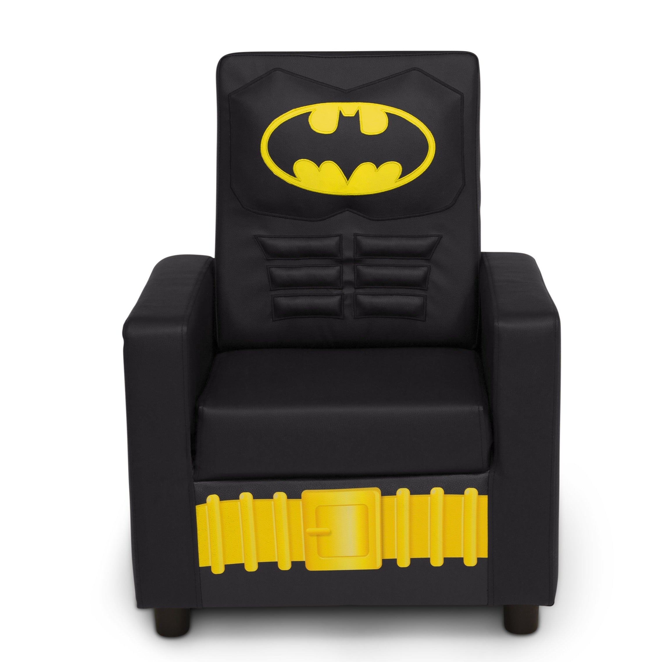 DC Comics Batman High Back Upholstered Gaming Chair - Official Licensed Superhero Office Chair for Gamers & Collectors - Perfect for Home Theater, Gaming Room & Comic Book Lovers