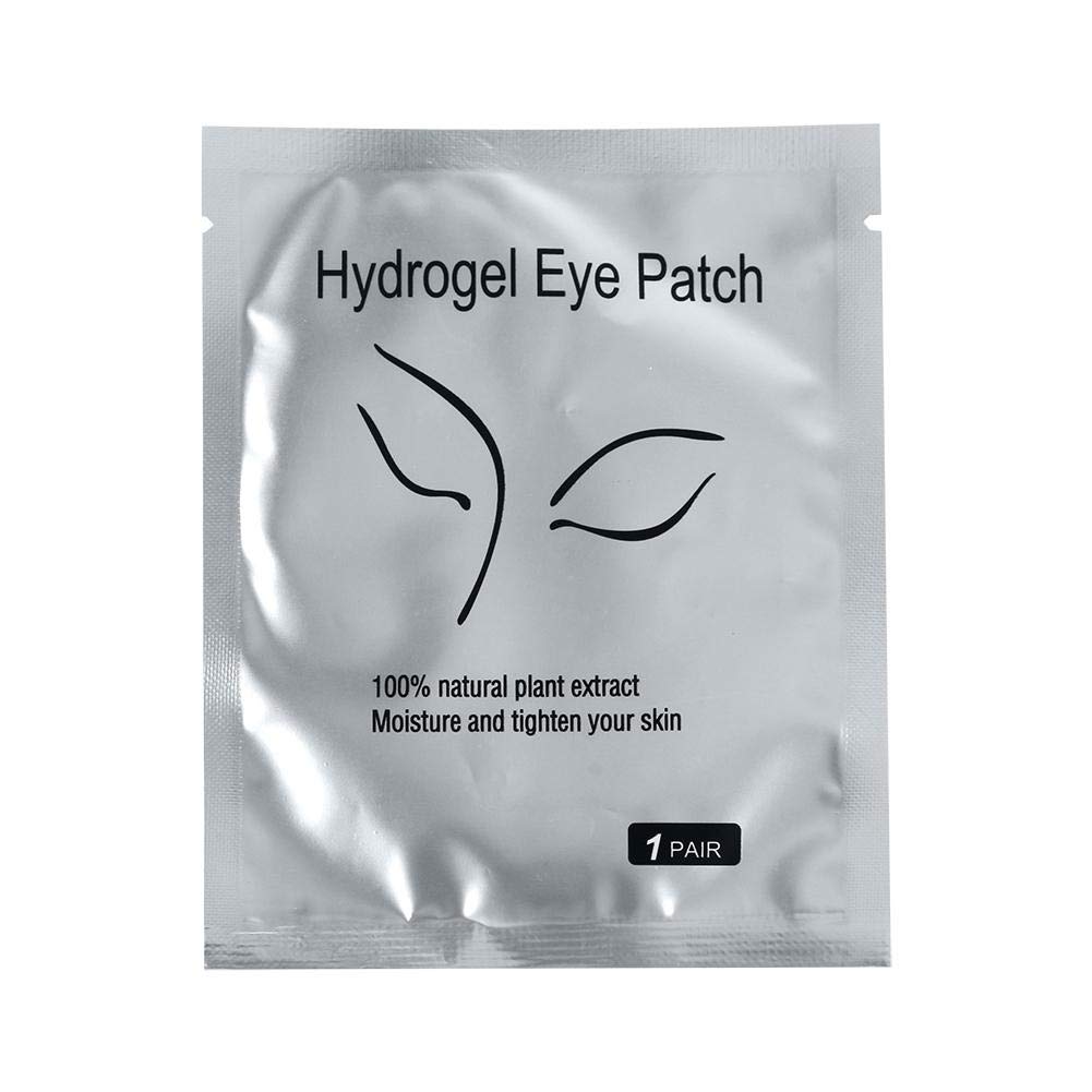 GXMZL 100 Pairs Eyelash Extension Under Eye Gel Pads - Lint Free Eye Patches for Professional Salon & Home Use - Perfect for Eyelash Extensions, Facials & Makeup Application