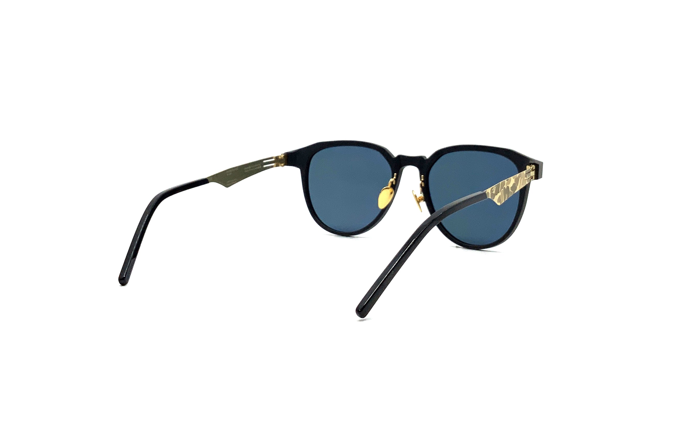 Bape x ic! berlin Iba 005 Sunglasses - Sun Gold Frame Fashion Eyewear for Men & Women - Perfect for Streetwear, Urban Fashion & Daily Wear