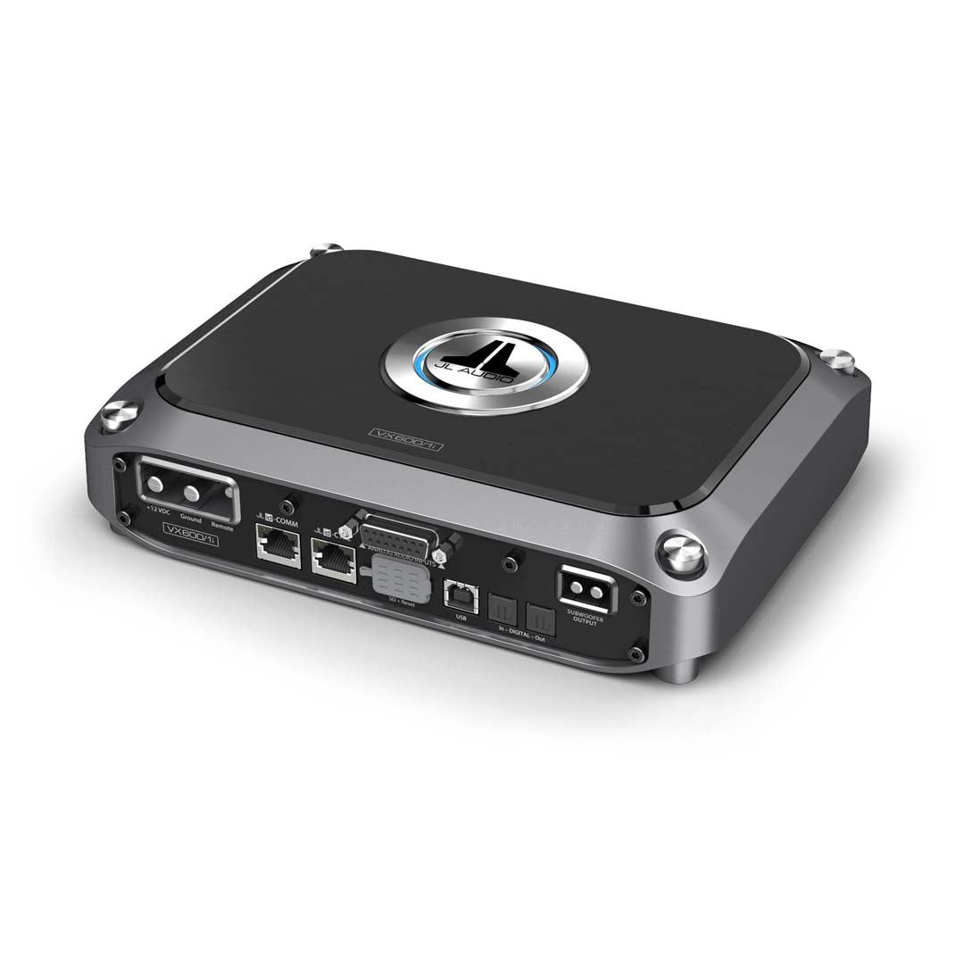 JL Audio JL VX600/1i VXi Series 600W Class D Mono Car Amplifier with Integrated DSP - High Power Bass Boost for Car Audio Systems, Subwoofers & Custom Installations