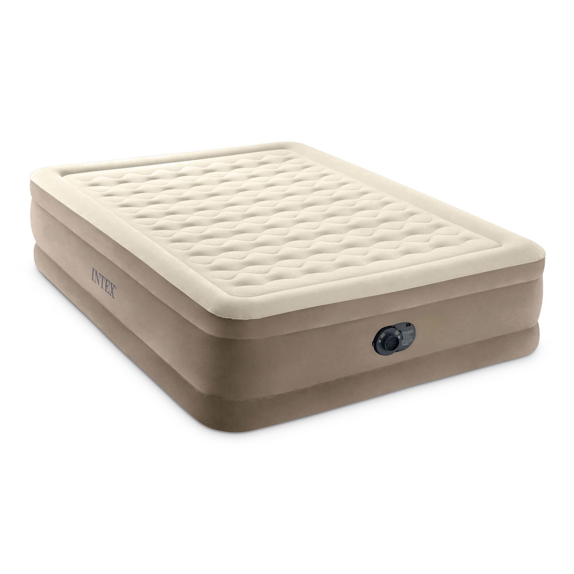 Intex Dura-Beam Deluxe Ultra Plush Queen Air Mattress - 18