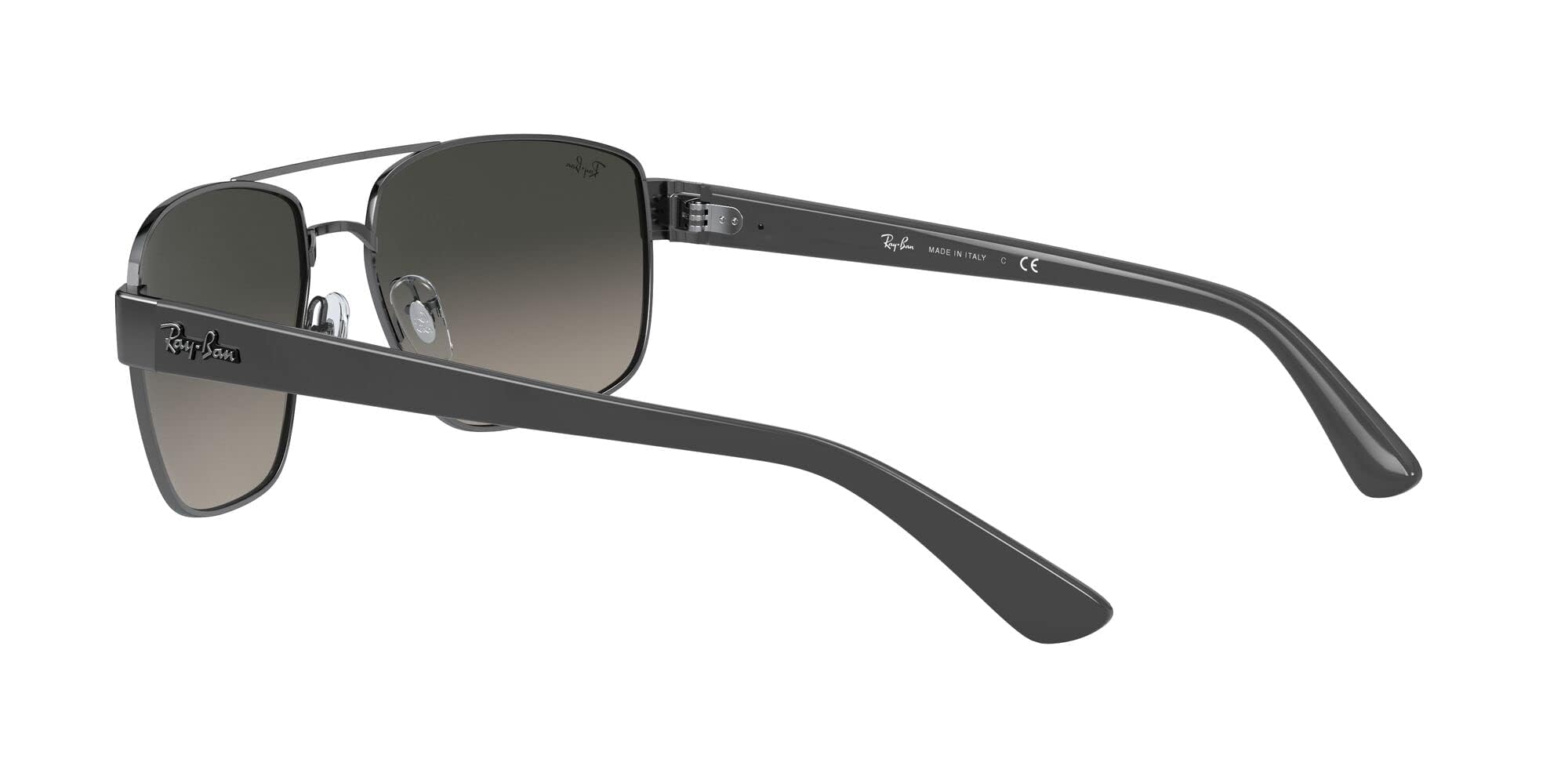 Ray-Ban RB3663 Metal Rectangular Polarized Sunglasses for Men & Women - UV Protection, Classic Aviator Style for Driving, Beach & Outdoor Activities