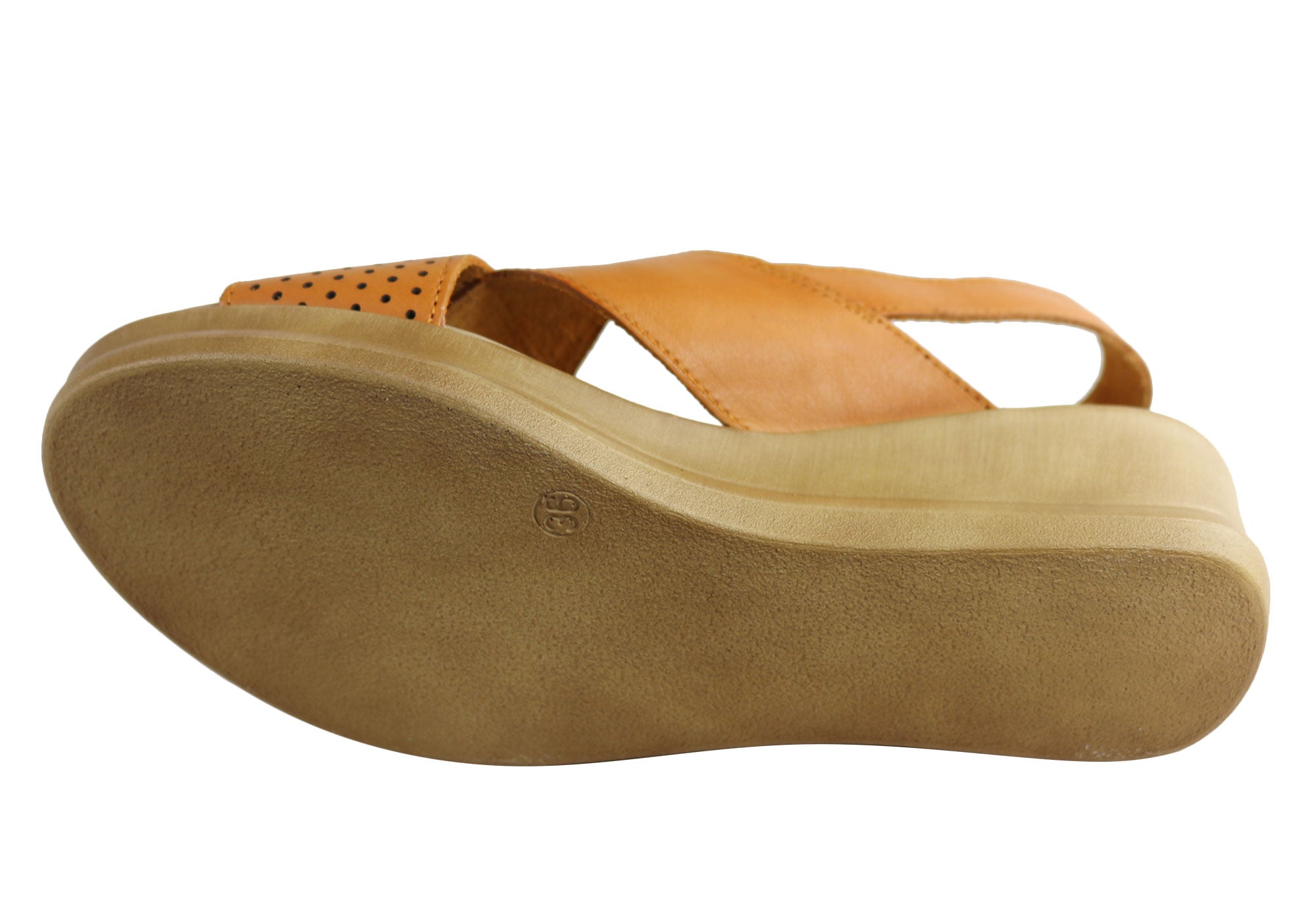 Lola Canales Eden Women's Comfort Leather Wedge Sandals - Handmade in Spain - Perfect for Summer, Beach & Casual Outings