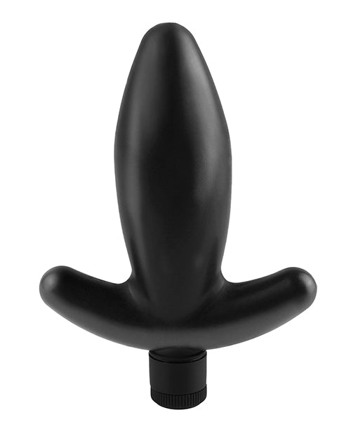 Anal Fantasy Collection - Beginner's Anal Anchor Vibrator, Waterproof, 3.25 Inch, Black - Perfect for Solo Play & Couples Exploration