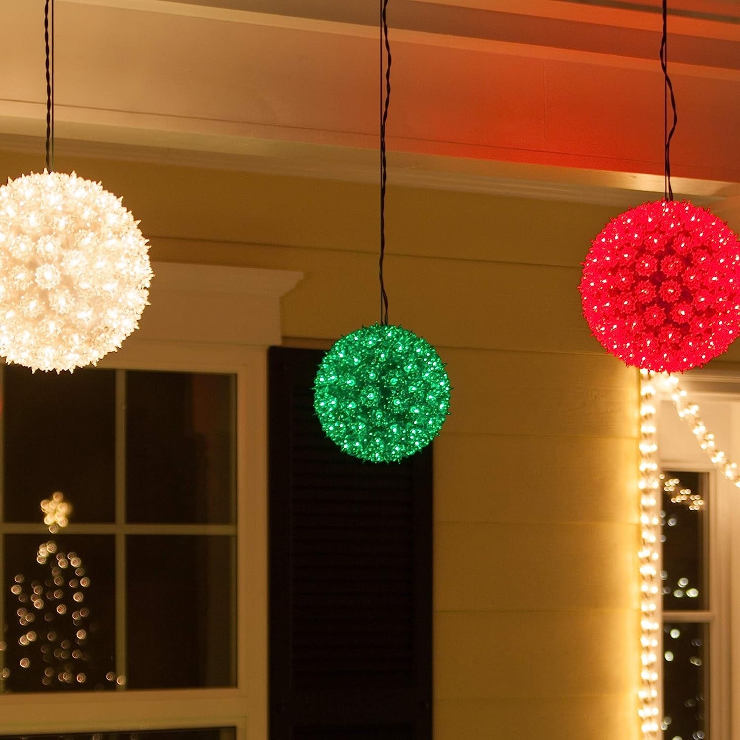 6 Pack LED Starry Night Light Spheres - Decorative Mood Lighting for Bedroom, Nursery, Party & Outdoor Decor
