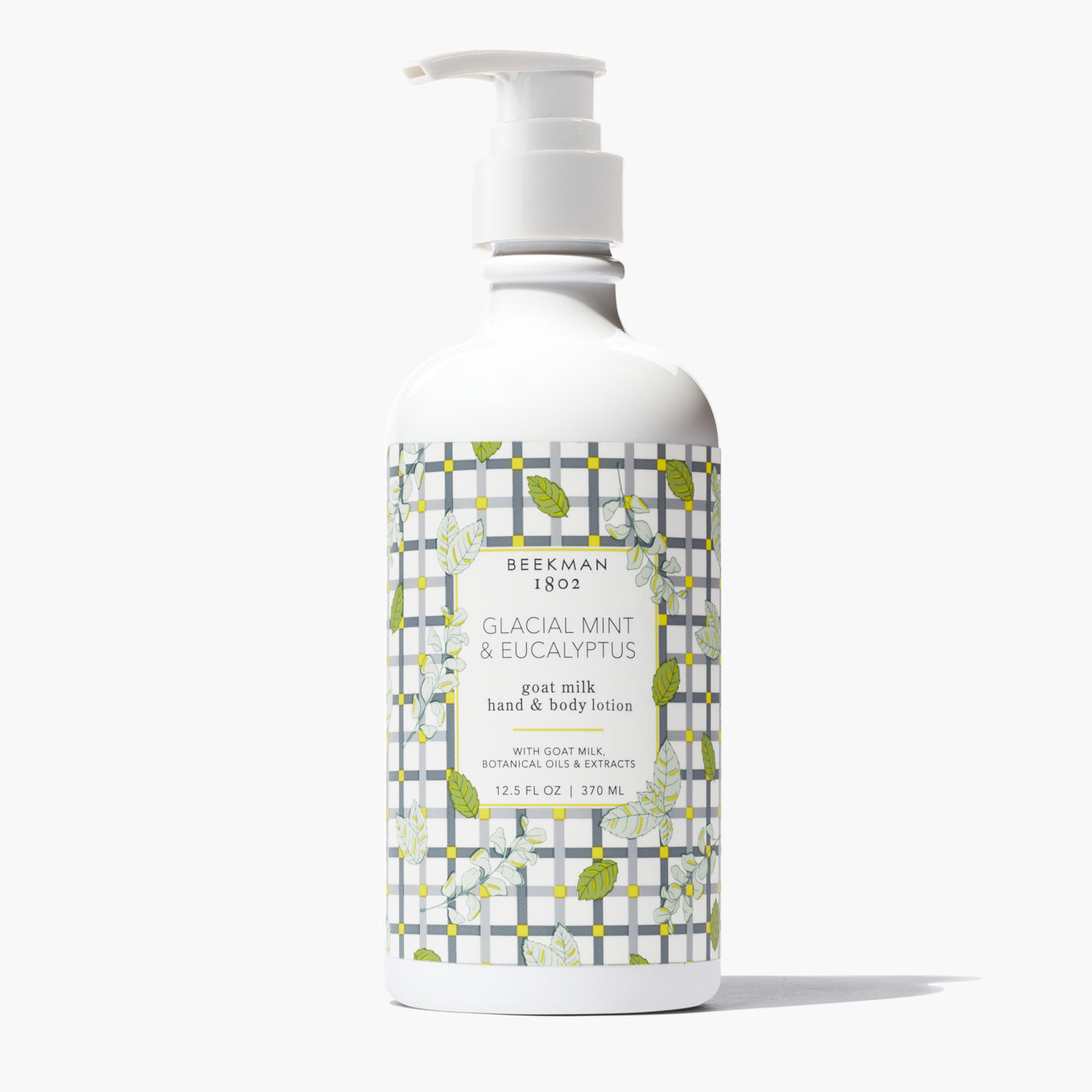Glacial Mint & Eucalyptus Goat Milk Lotion - Moisturizing Body Cream for Dry Skin | Perfect for Spa Days & Relaxation at Home
