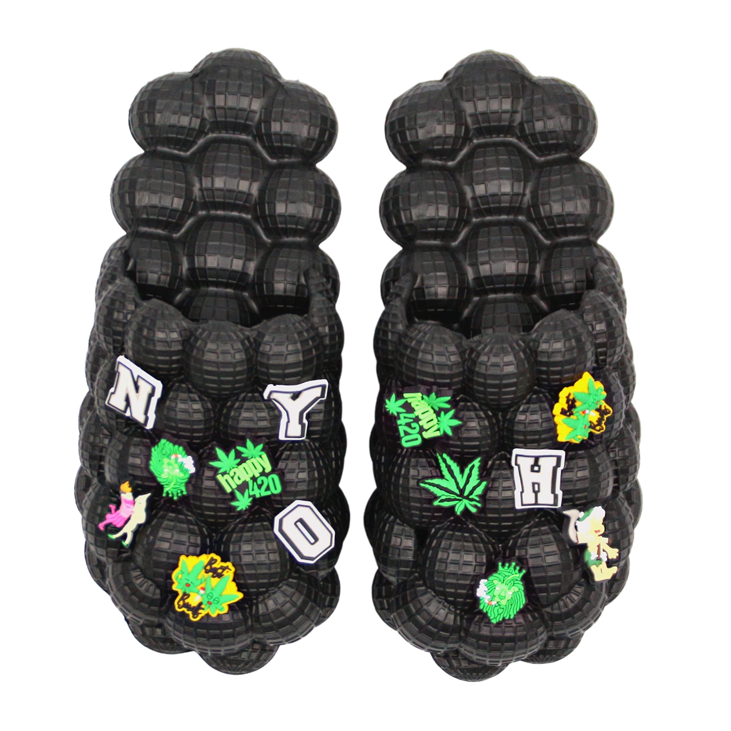 LEPHYON Bubble Slides - Soft EVA Unisex Massage Slippers for Women & Men | Anti-Slip Comfortable Pillow Sandals | Perfect for Home, Beach, Pool & Spa Relaxation