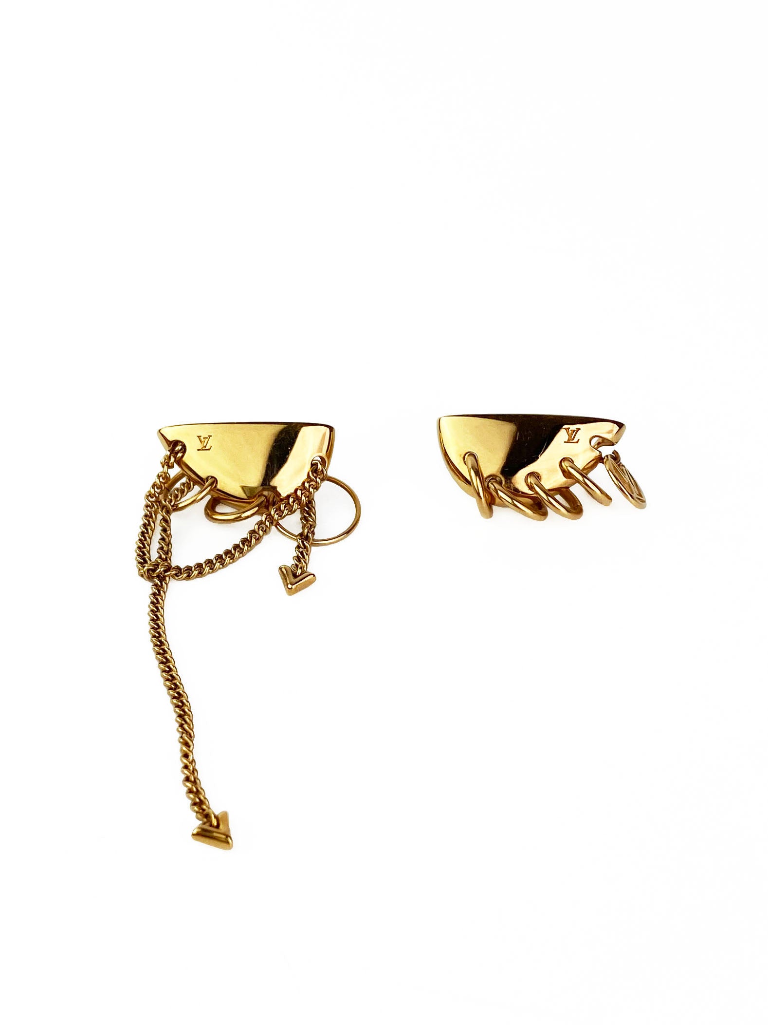 Authentic Louis Vuitton Gold Bionic Earrings for Women - Luxury Fashion Jewelry Gift for Party, Wedding & Special Occasions