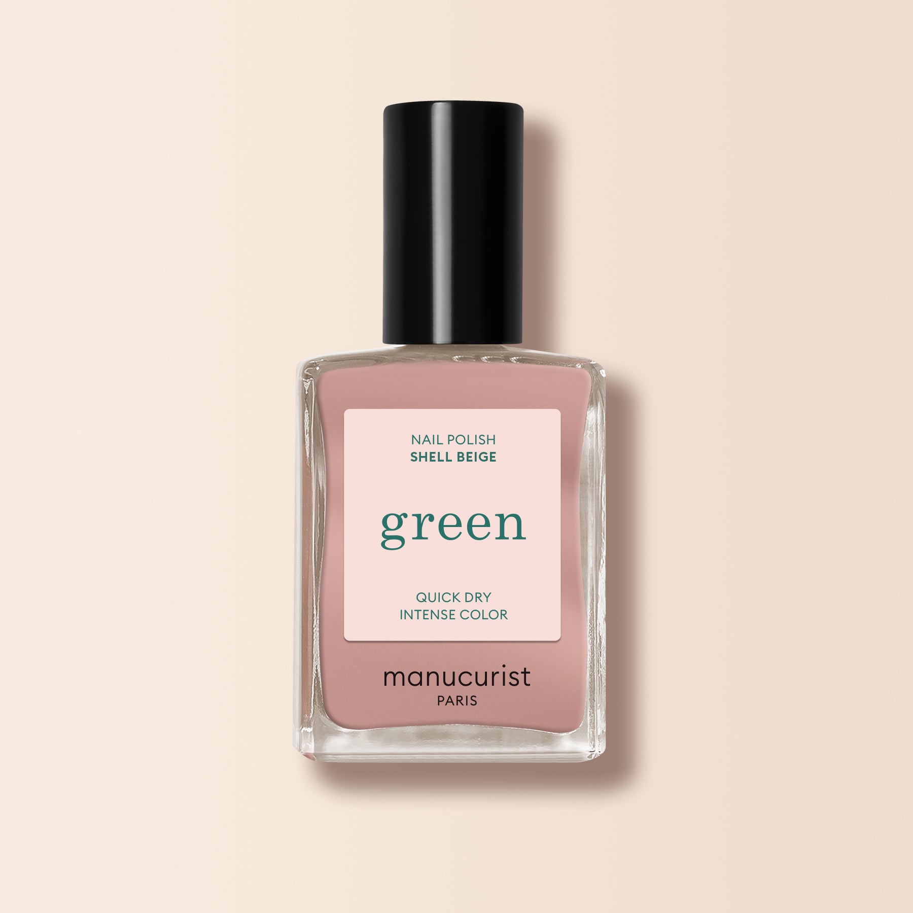 Green Flash Gel Polish - Shell Beige 1 - Long-Lasting Nail Polish for Salon-Quality Manicures at Home | Perfect for Nail Art, DIY Nails & Special Occasions