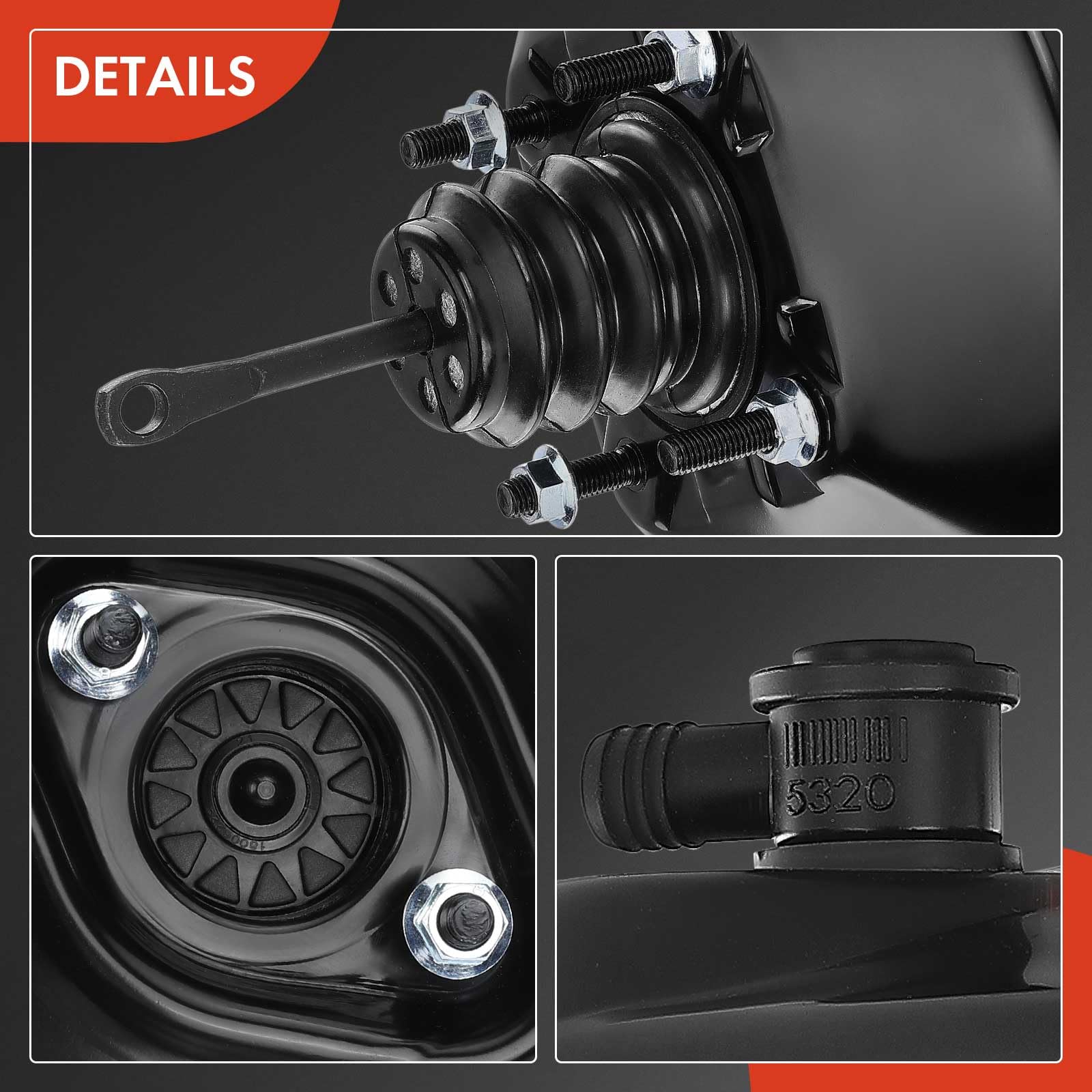 Premium Vacuum Power Brake Booster - Compatible with Chevrolet Uplander, Venture, Buick Rendezvous, Terraza, Oldsmobile Silhouette, Pontiac Aztek, Montana Trans Sport, Saturn Relay - No Master Cylinder Included - Perfect for Brake System Repair & Replacement