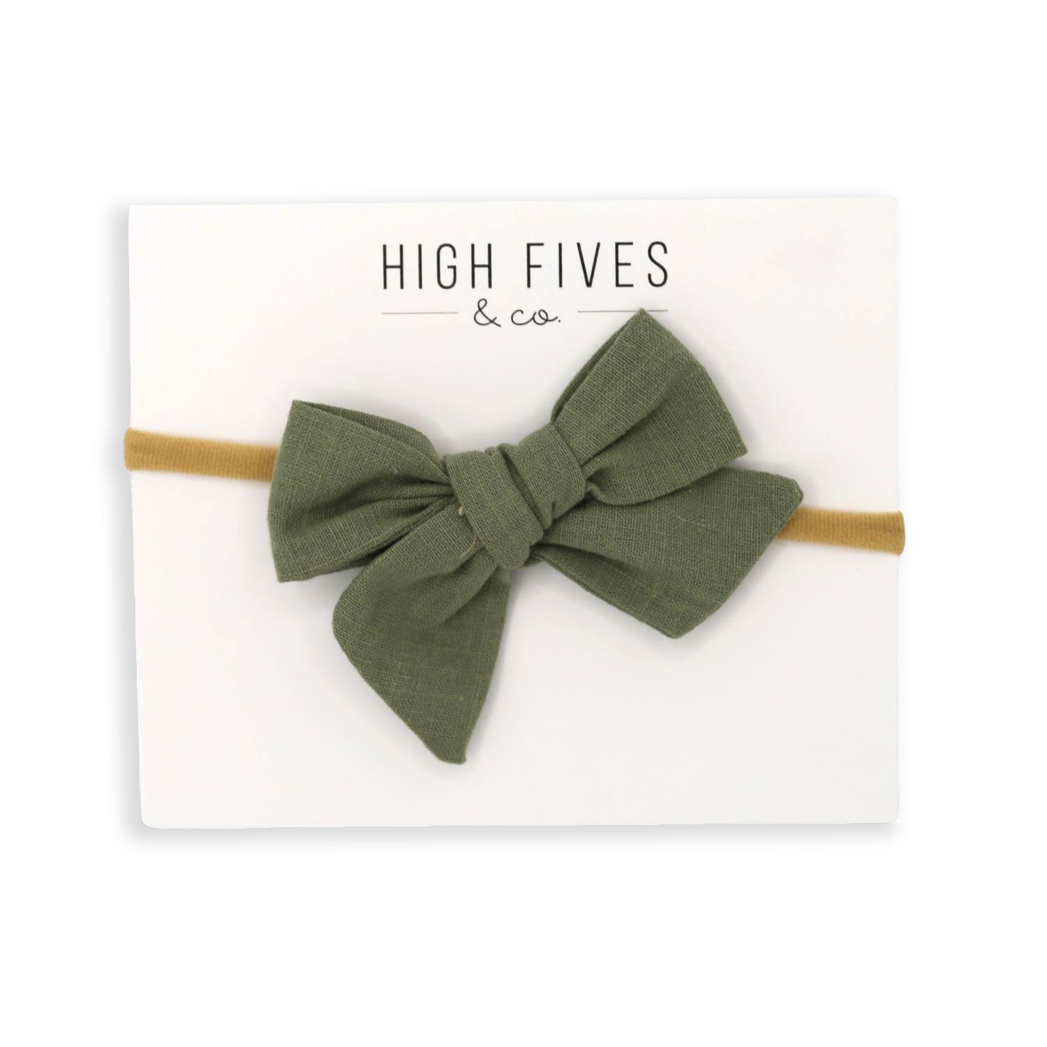 Linen Bow Nylon Headband for Women - Soft Stretch Hair Accessories for Workout, Yoga, and Everyday Style