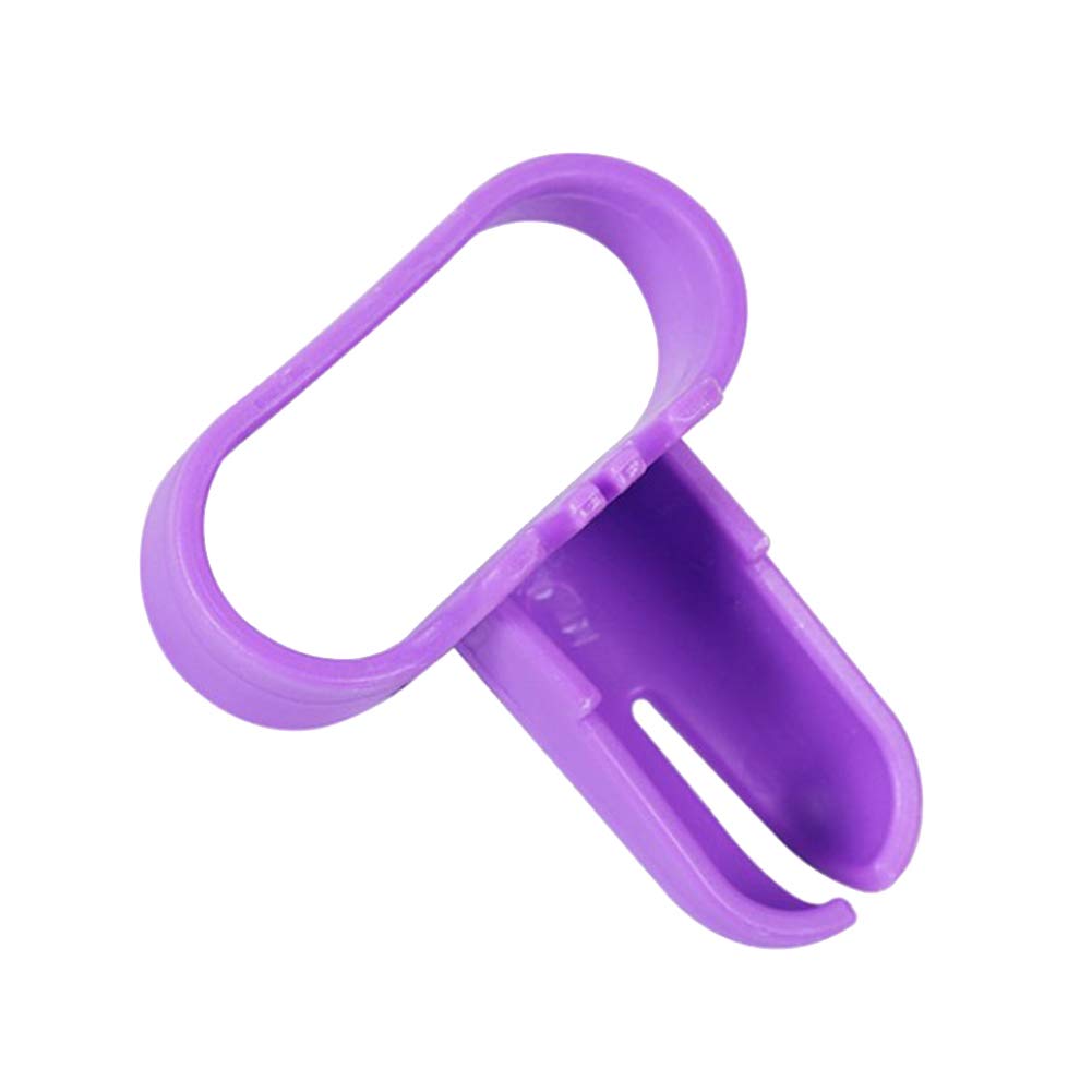 EOESTLD 8Pcs Plastic Balloon Knot Tying Tool Set - Fast & Easy Balloon Tying Sealer for DIY Crafts, Wedding, Birthday Party Decorations (Purple) | Perfect for Party Balloon Garlands, Baby Showers & Christmas Decorations