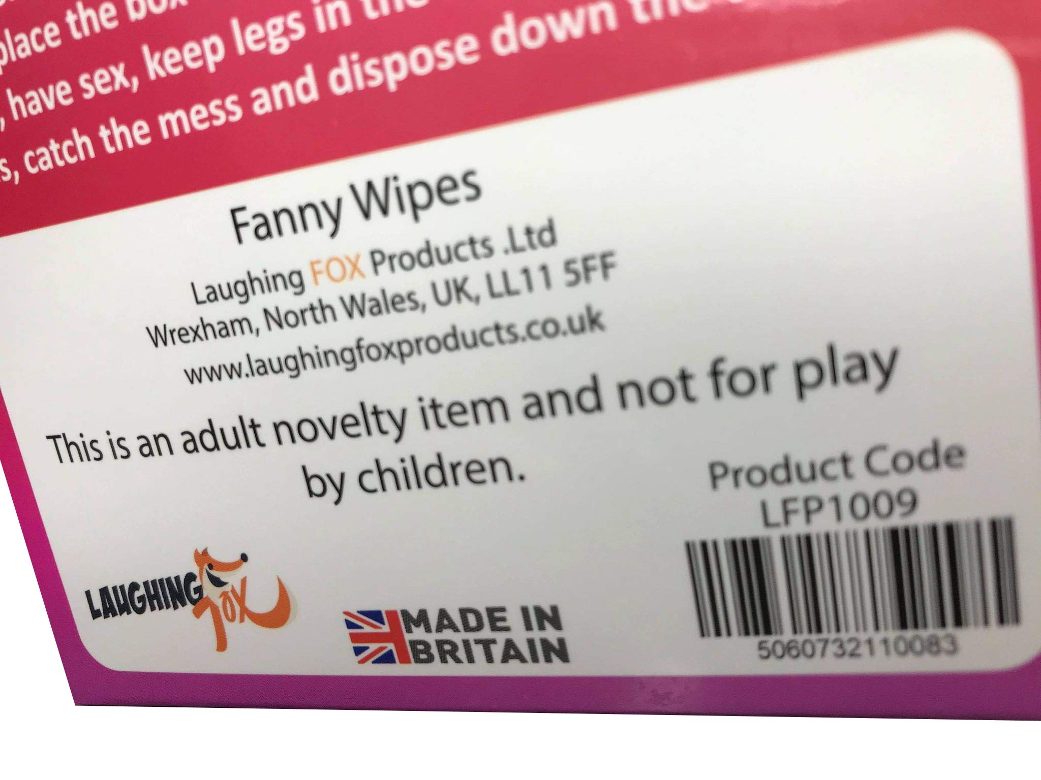Funny Fanny Wipes - Novelty Joke Tissues for Women | Hilarious Gag Gift for Girlfriend, Wife & Mom | Perfect Birthday Prank Gift for Her | Great for Parties, Office Pranks & Funny Gifts