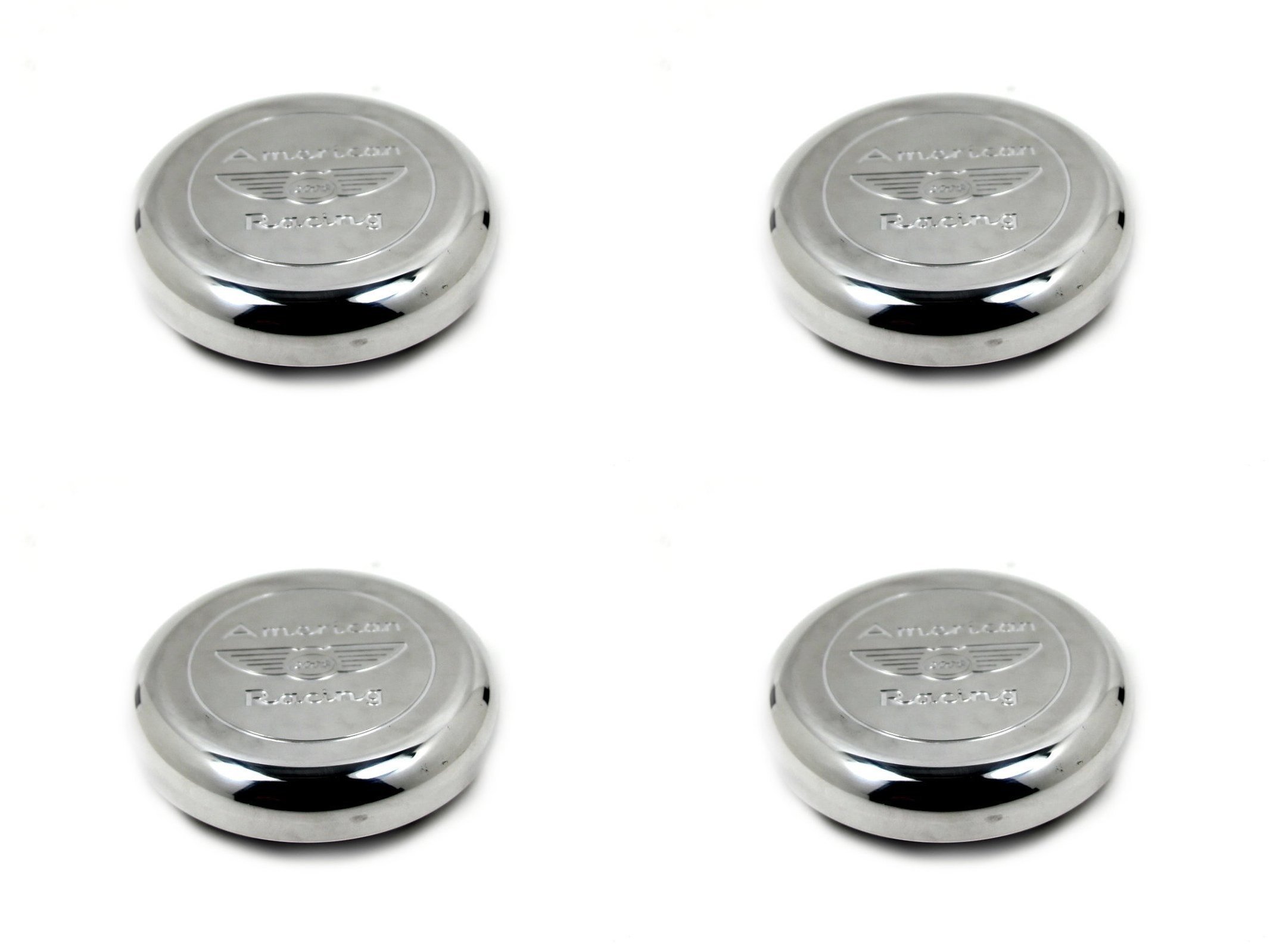 American Racing Wheel Center Hub Caps (4pcs) - Chrome 2
